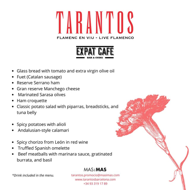 Barcelona: Los Tarantos Flamenco Show - Practical advice before you go