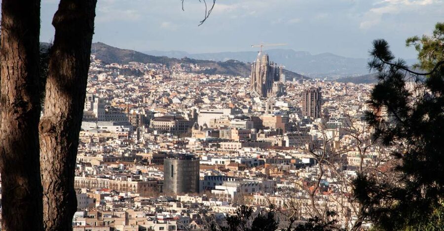 Barcelona: Montjuïc Walking Tour With Optional Flamenco Show - Mirador del Alcalde and the hill’s human stories