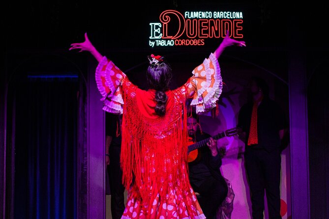 El Duende Flamenco Show with drink option at La Rambla Barcelona - What the 55-minute performance includes