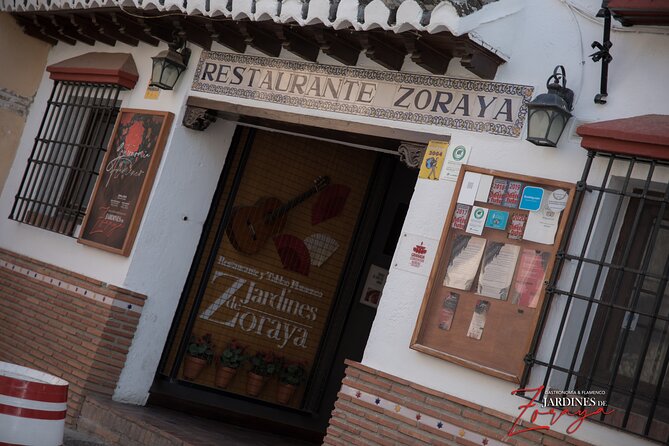 Flamenco Show Ticket at tablao Jardines de Zoraya Granada - Dinner, drinks, and the garden setting