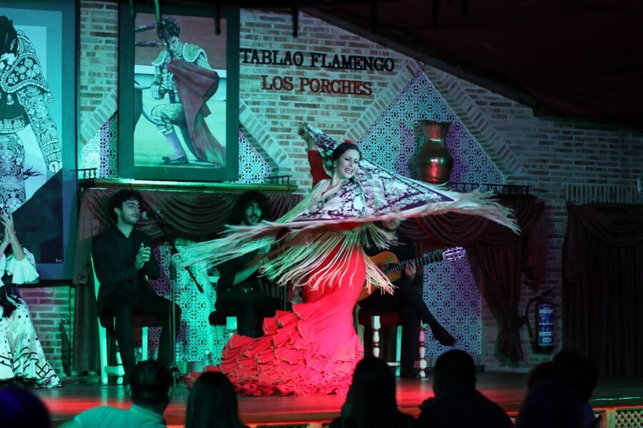 Madrid: Los Porches Flamenco Show with Tapas and Wine Ticket - What the Los Porches evening is really about